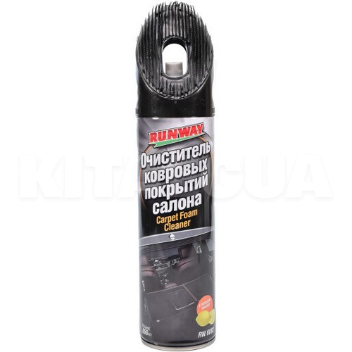Очищувач оббивки салону 650мл "лимон" Carpert Foam Cleaner RUNWAY (RW6092) - 4