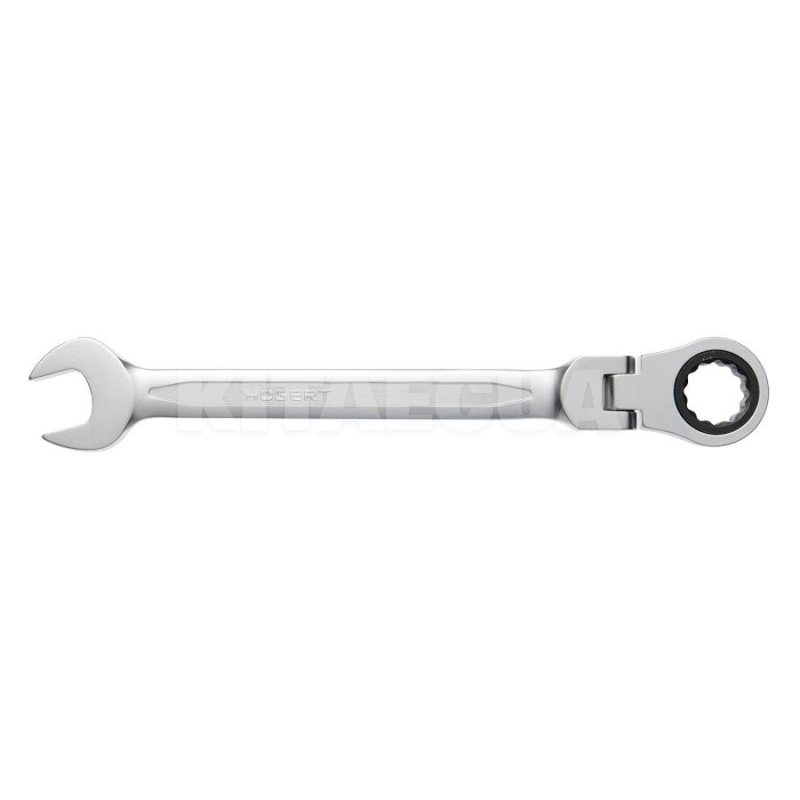 Ключ ріжково-накидний шарнірний з тріскачкою 12 мм HOGERT (HT1R052)