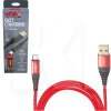 Кабель USB - microUSB 3А CC-4202M 2м красный VOIN (CC-4202M RD)