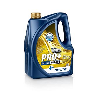 Масло моторне синтетичне 4л 0W-30 Pro+ W LL-III NESTE
