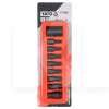 Набор бит ударных 1/2" TORX T30-T70 9 предметов YATO (YT-10664)