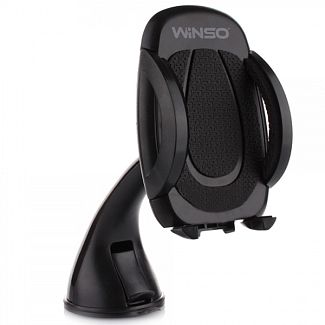 Держатель телефона автомобильный 51-98 мм поворотный механизм 360° Winso