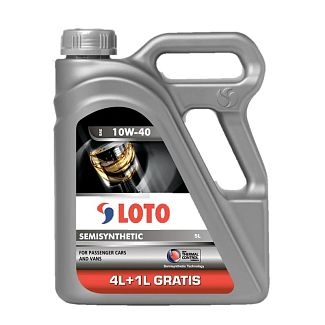 Масло моторне Напівсинтетичне 5л 10W-40 SN/CF SEMISYNTHETIC LOTOS