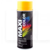 Фарба-емаль цинково-жовта 400мл універсальна декоративна MAXI COLOR (MX1018)