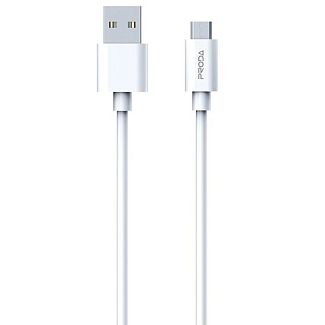 Кабель USB - microUSB PD-B72m 2.4А 1м белый Proda