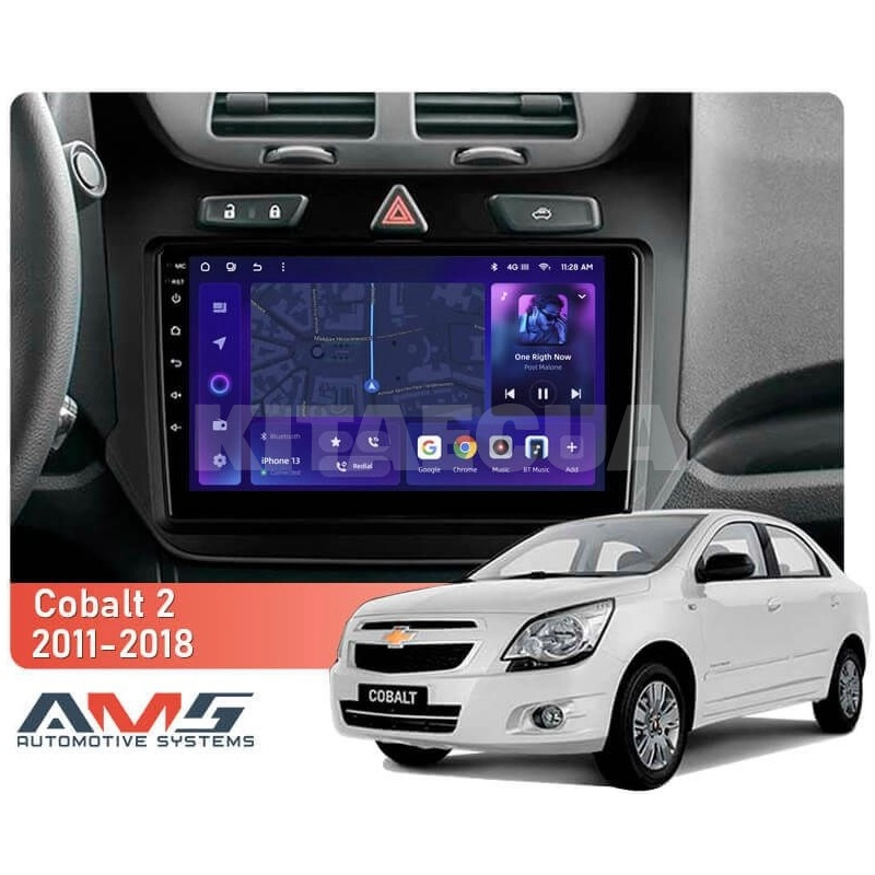 Штатна магнітола MOSS M3 4+32 ГБ 9" Chevrolet Cobalt 2 2011-2018 AMS (49816) - 4