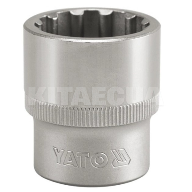 Головка торцевая SPLINE 23 мм 1/2" 38 мм YATO (YT-1475)