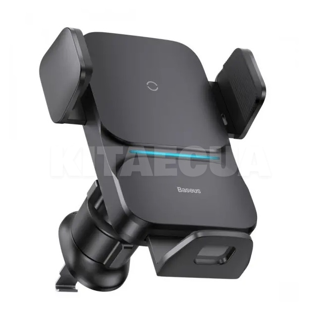Держатель атомобильный с беспроводной зарядкой с зажимом 60-85 мм 15W BASEUS (CGZX000001)