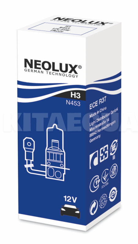 Галогенная лампа H3 55W 12V Standard NEOLUX (N453-Neolux) - 2