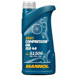 Масло компрессорное 1л Compressor Oil ISO 46 Mannol