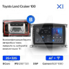Штатна магнітола X1 2+32Gb 10" Toyota Land Cruiser LC 100-B 2002-2007 (B) Teyes (26893)