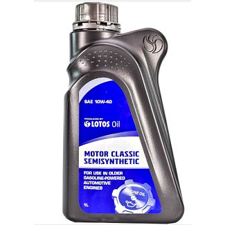 Масло моторное полусинтетическое 1л 10W-40 MOTOR CLASSIC SEMISYNTHETIC LOTOS