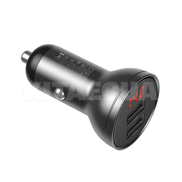 Автомобильное зарядное устройство 2 usb 4.8A 12/24 BASEUS (CCBX-0G-BASEUS) - 2