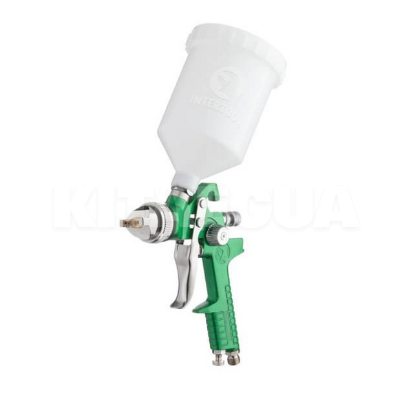 Краскопульт пневматический HVLP 1.3мм 3 бар бачок 600мл Intertool (PT-0117-INTERTOOL)