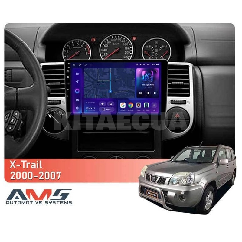 Штатная магнитола MOSS M3 4+32 ГБ 10" Nissan X-Trail 1 T30 2000-2007 (F1) AMS (50863) - 2