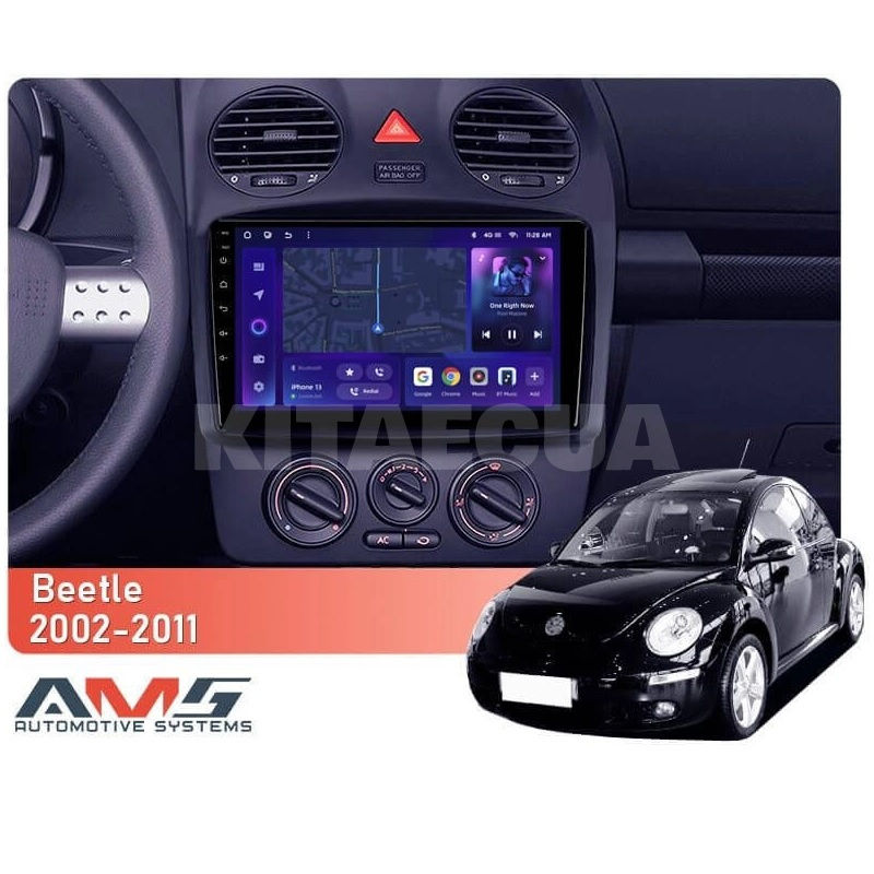 Штатна магнітола MOSS M3 4+32 ГБ 9" Volkswagen Beetle A4 2002-2011 AMS (50749) - 4