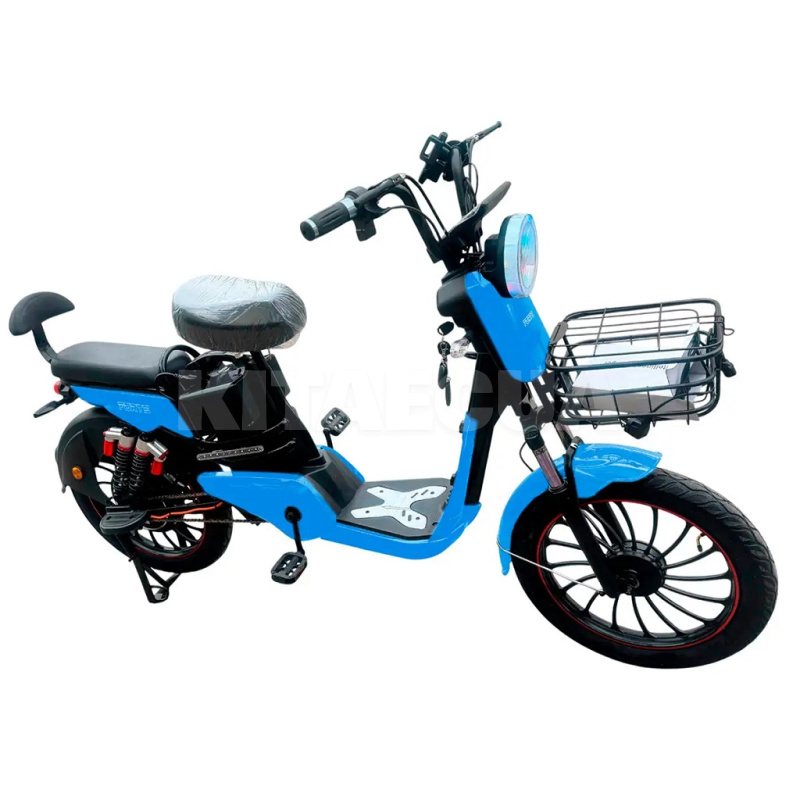 Велоскутер аккумуляторный UNO 45 км 500 Вт синий + аккумулятор 48В 12Ач FORTE (145143)