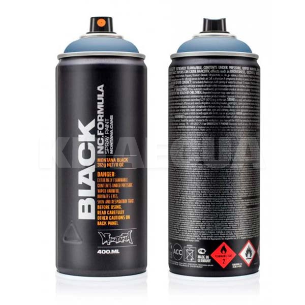 Фарба 400мл матова BLK 5185 Marlin MONTANA (386435-MONTANA)