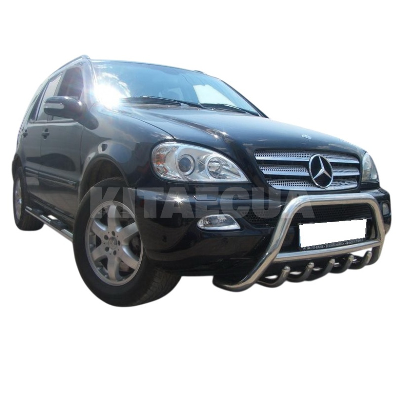 Кенгурятник Mercedes ML W163 нержавеющая сталь CAN (dug829356) - 3