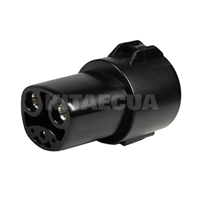 Переходник 13.8 кВт 60А 1-фаза Type 1 (станция) - Type Tesla (американское авто) UACHARGER (A-C-AD-1-4)