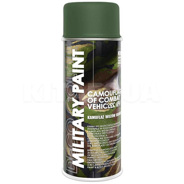 Краска глянцевая 400мл оливково-зеленая DecoColor (728503-DecoColor)