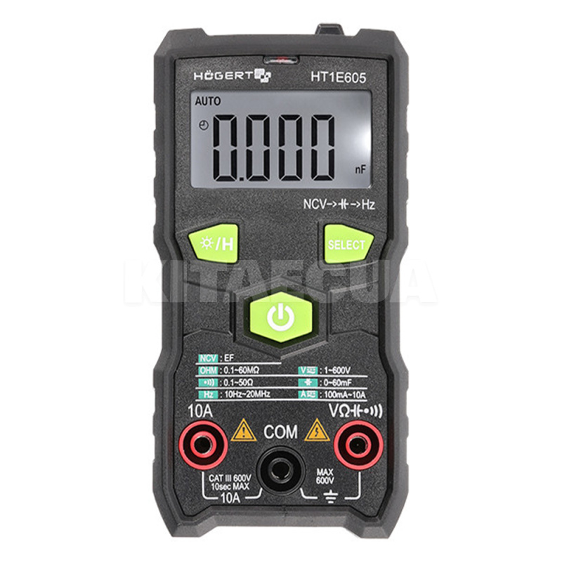 Мультиметр цифровой 0-600В FULL-SMART HT1E605 HOGERT (HT1E605)