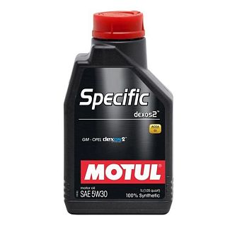 Масло моторное синтетическое 1л 5W-30 SPECIFIC Dexos 2 MOTUL