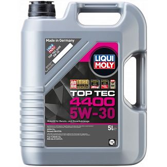 Масло моторное синтетическое 5л 5W-30 Top Tec 4400 LIQUI MOLY