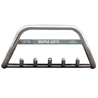 Кенгурятник Mitsubishi Outlander 2001-2006 нержавеющая сталь CAN