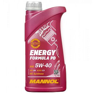 Масло моторне синтетичне 1л 5W-40 Energy Formula PD Mannol