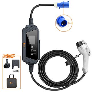Зарядка для електромобіля 7.4 кВт 32А 1-фаза type 1 (американські авто) Wi-Fi Hero FEYREE
