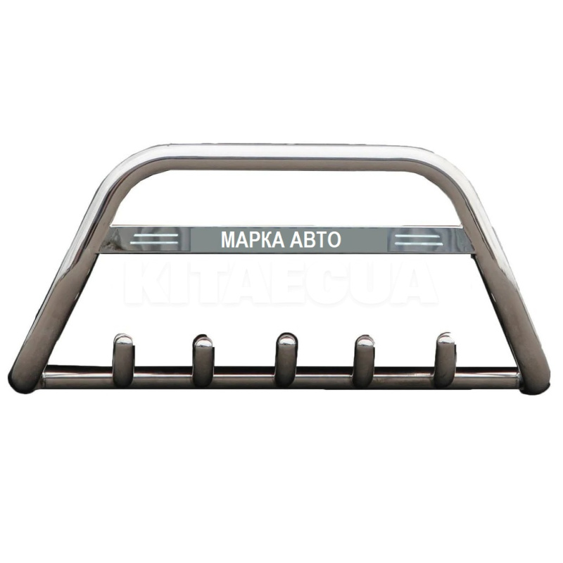 Кенгурятник Mitsubishi Outlander 2001-2006 нержавеющая сталь CAN (dug623115)