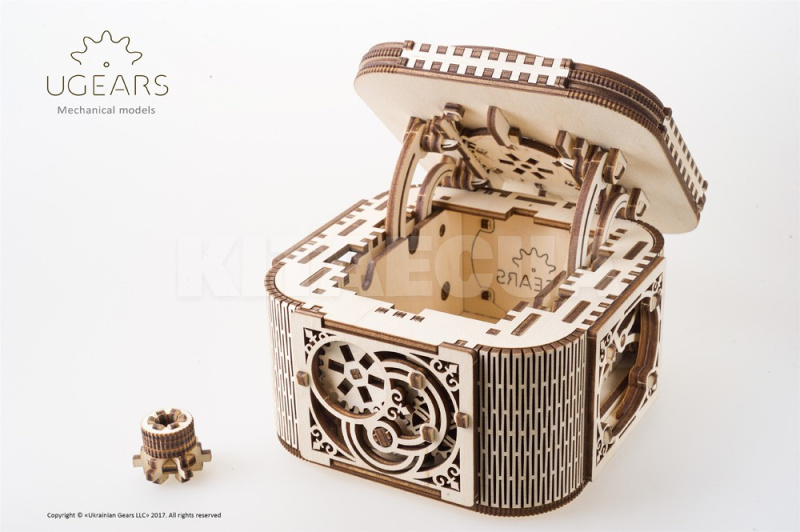 Механический 3D пазл "Шкатулка с секретом" UGEARS (70031) - 9