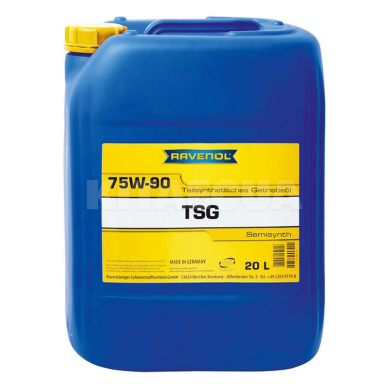 Масло трансмиссионное полусинтетическое 20л 75w-90 tsg (RAV TSG 75W90 20L)