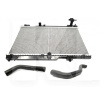 Радиатор охлаждения с патрубками KLM Autoparts на Chery JAGGI (S21-1301110-S21-1303211-S21-1303111-K)