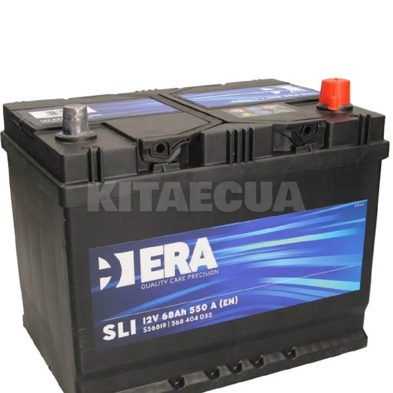 Акумулятор автомобільний 68Ач 550А "+" праворуч ERA (S56819)