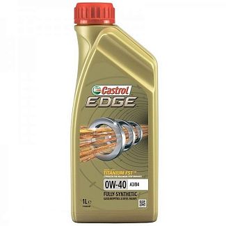 Масло моторное синтетическое 1л 0W-40 EDGE Titanium FST CASTROL