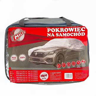 Тент на авто JEEP PEVA+PP Cotton 482х195х145 см джип/мінівен MILEX