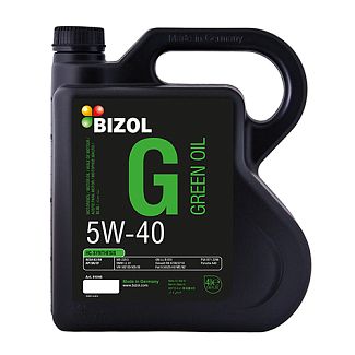Масло моторное синтетическое 4л 5W-40 Green Oil BIZOL
