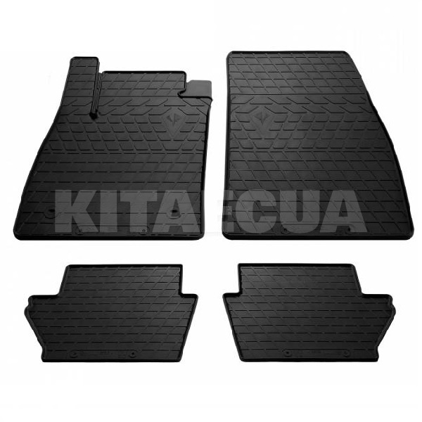 Резиновые коврики в салон Ford Fiesta (2017-н.в) FC2 клипсы Stingray (1007184)