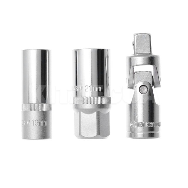 Набір інструментів 1/2" & 1/4" 73 предмета Cr-V STORM Intertool (ET-8073) - 8