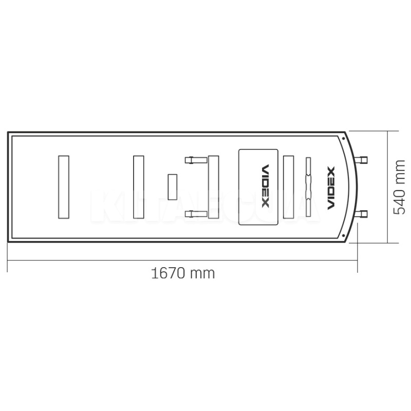 Портативна сонячна панель 120Вт VIDEX (VSO-F4120) - 3