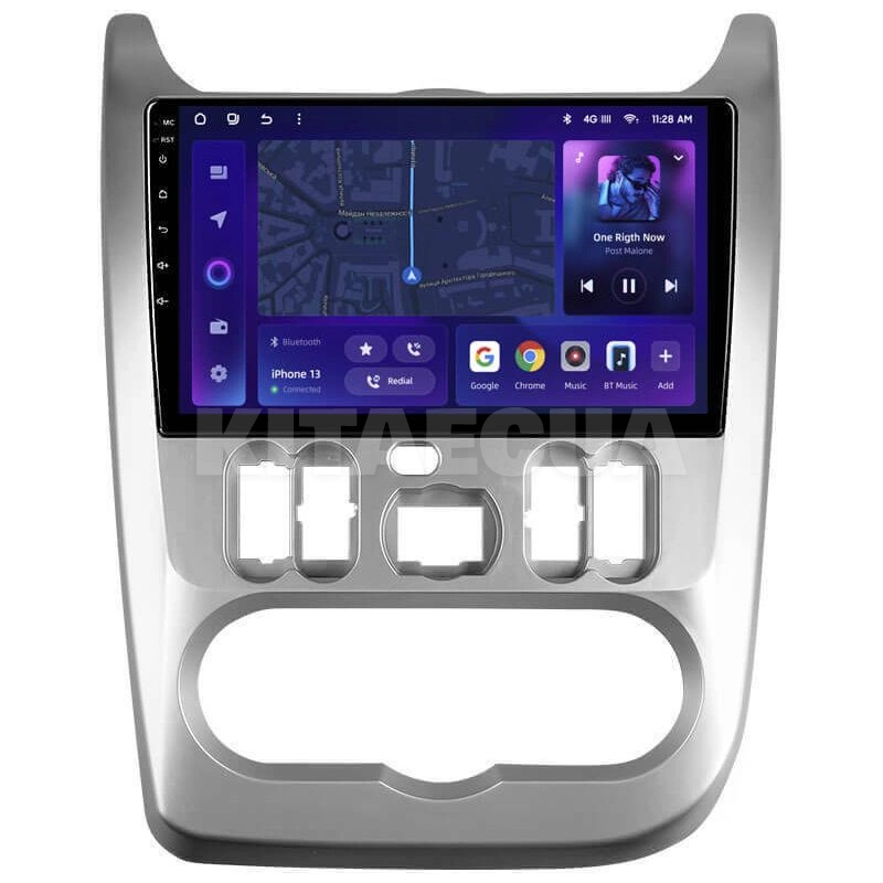 Штатна магнітола MOSS M2 4+32 Gb 9" Renault Logan 1 2010-2016 (CAN BUS) AMS (49422)