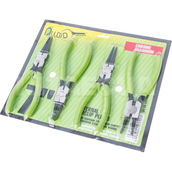 Набір щипців для зняття/установки стопорних кілець 178 мм Alloid (СИ-109180Н)