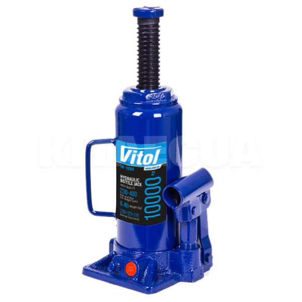 Домкрат гідравлічний телескопічний до 10т (230мм-460мм) VITOL (ДБ-10004-VITOL) - 2
