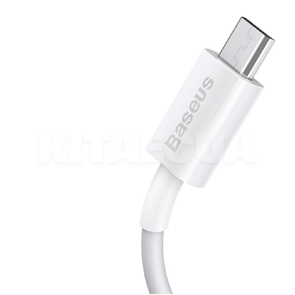 Кабель USB microUSB Superior Series Fast Charging 2А 2м білий BASEUS (CAMYS-A02) - 9