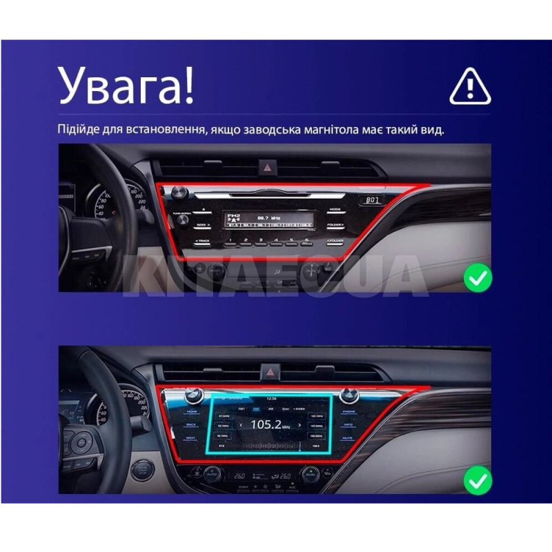 Штатна магнітола MOSS M3 4+32 ГБ 10" Toyota Camry 8 XV 70 2017-2020 AMS (50902) - 5