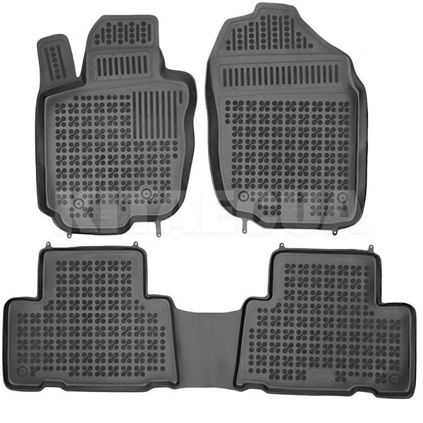 Гумові килимки в салон Toyota Rav4 III (2005-2012) (3шт) 201406 REZAW-PLAST (19818)