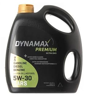 Масло моторное синтетическое 4л 5W-30 PREMIUM ULTRA GMD DYNAMAX