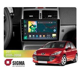 Штатная магнитола X9232 2+32 Gb 9" Peugeot 307 1 2001-2008 SIGMA4car
